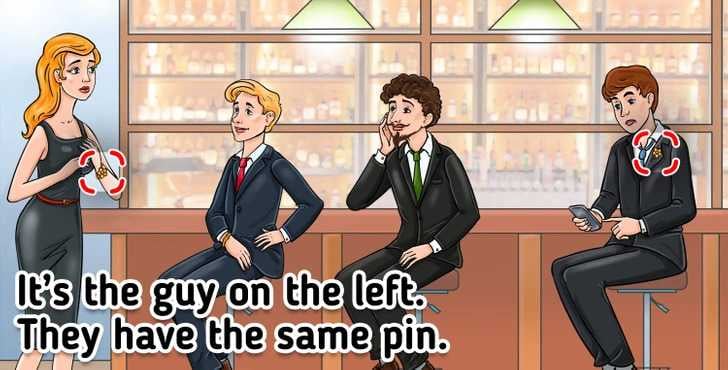 Gekke puzzel voor wijzen: we moeten een getrouwde vrouw helpen haar man te vinden