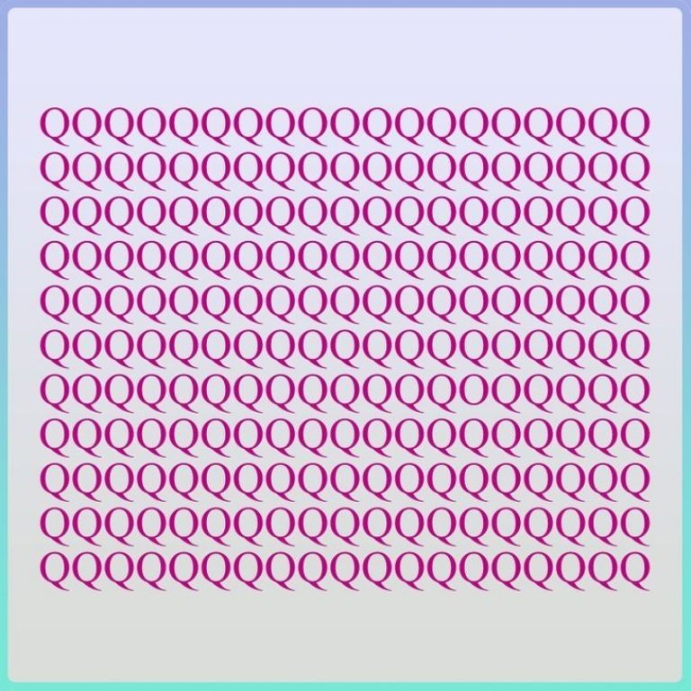 Een uitdagende IQ puzzel: alleen de gelukkigen zullen de verborgen letter 'O' vinden