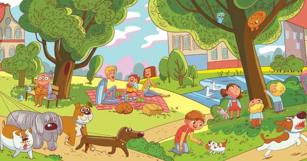 Dit is een taak die maar een paar mensen kunnen: in 6 seconden een leeuw vinden in een park