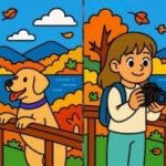 IQ-test: vind 3 verschillen in een foto van een meisje en een hond in 51 seconden IQ-test: vind 3 verschillen in een foto van een meisje