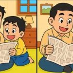 IQ-test: vind 3 verschillen tussen foto’s van vader en zoon