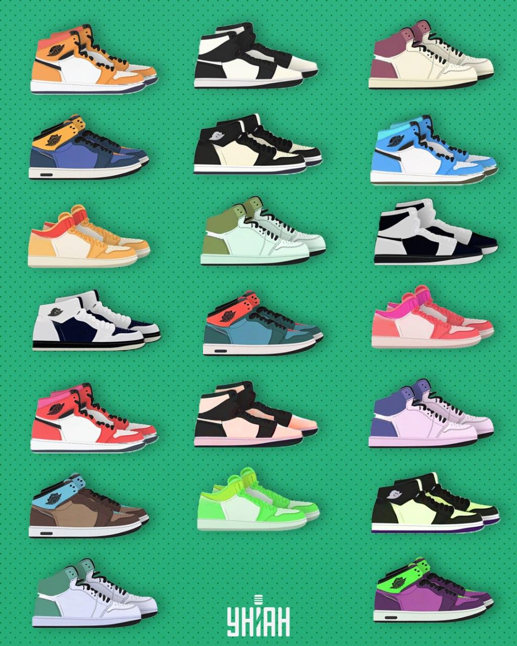 Een van de paren schoenen op de foto is vreemd / Moje collage
