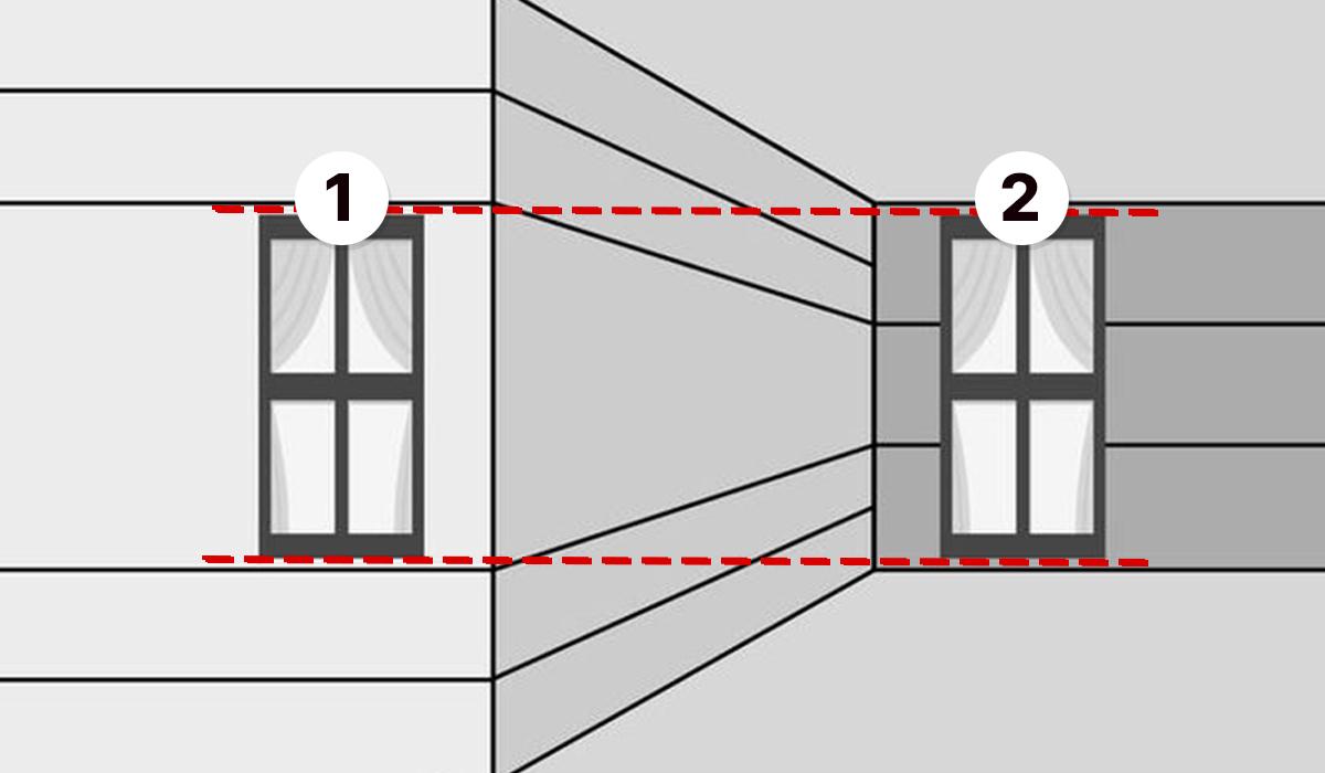 De ramen zijn hetzelfde / collage Moje