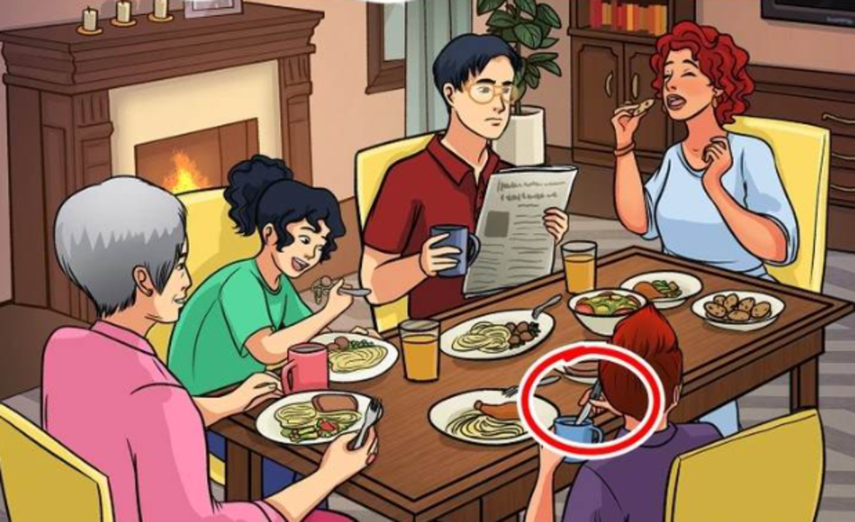 Jongen die met een mes in een drankje roert is een vergissing / Bright Side tekening