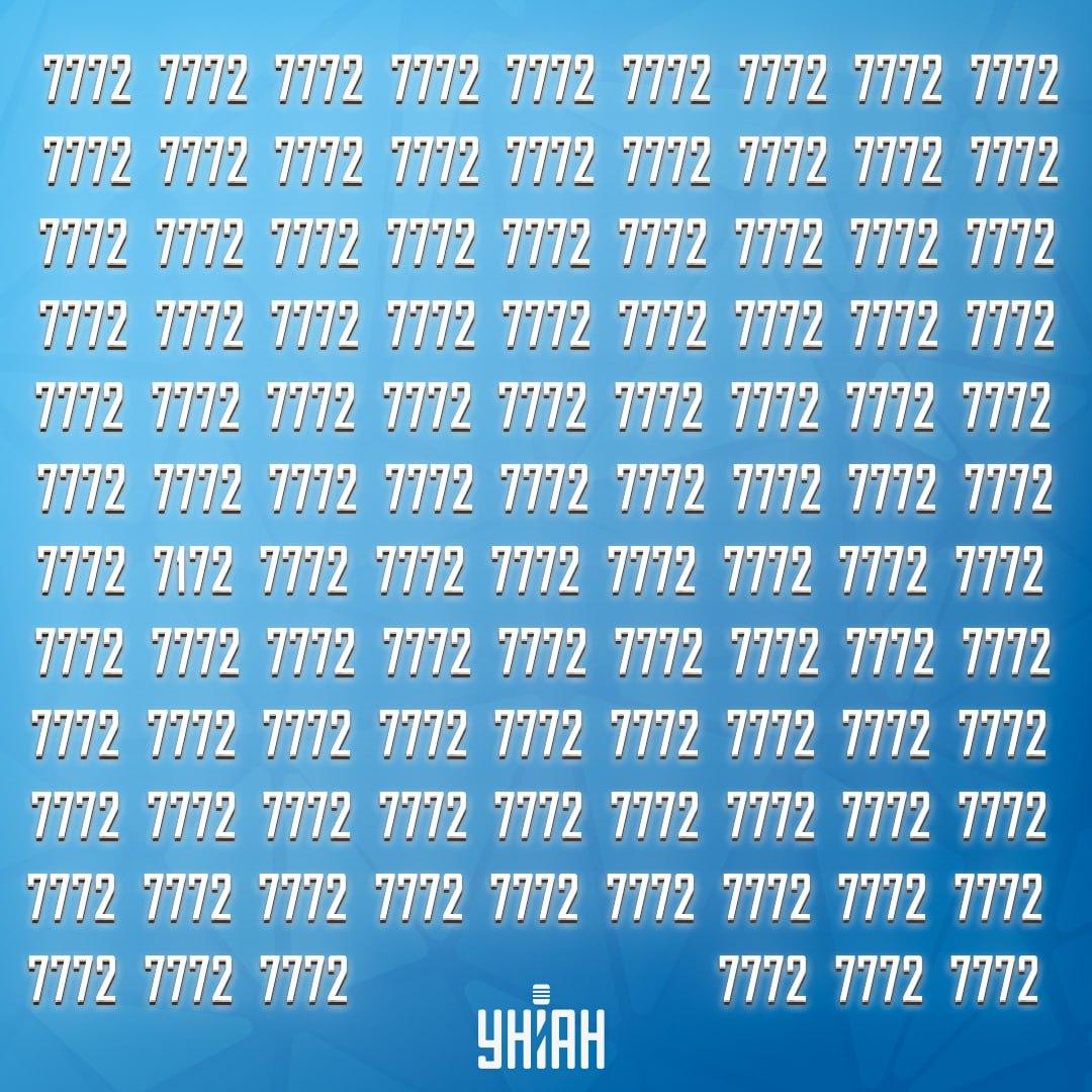 Zoek een vreemd getal in de afbeelding / Moje collage