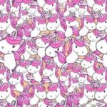 Een puzzel voor mensen met een uitstekend gezichtsvermogen: je moet binnen 5 seconden een schaap tussen eenhoorns zien te vinden. Een puzzel voor mensen met een uitstekend gezichtsvermogen: je moet