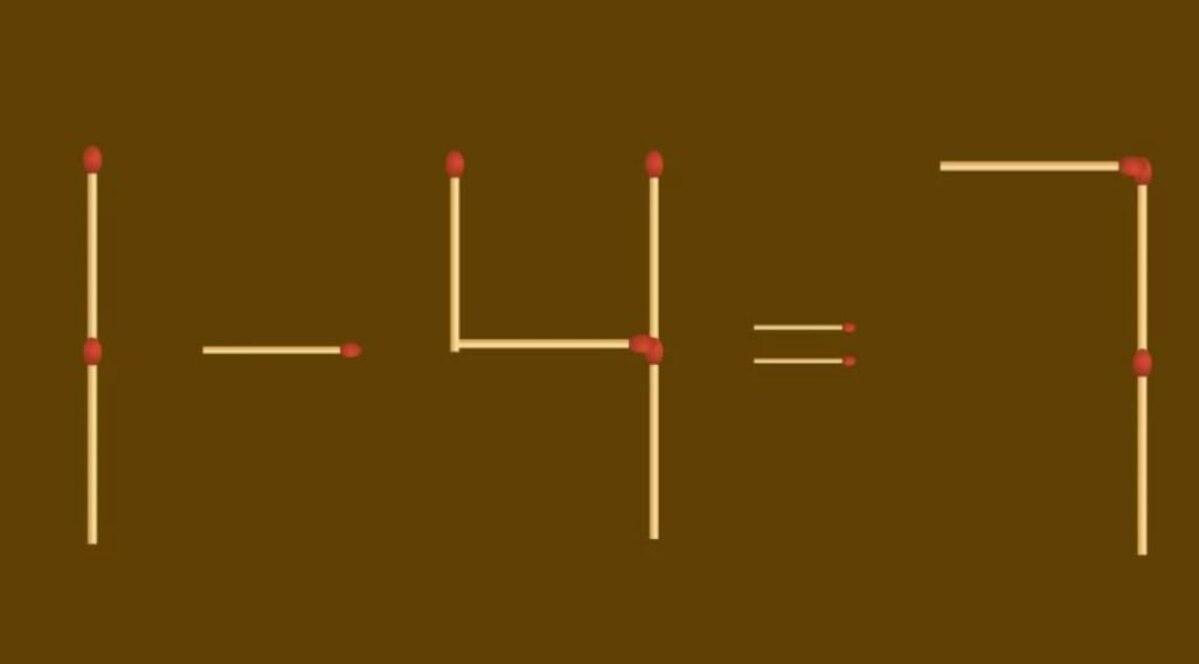Als je een paar lucifers correct herschikt, kun je een moeilijke puzzel oplossen / afbeelding van fresherslive.com
