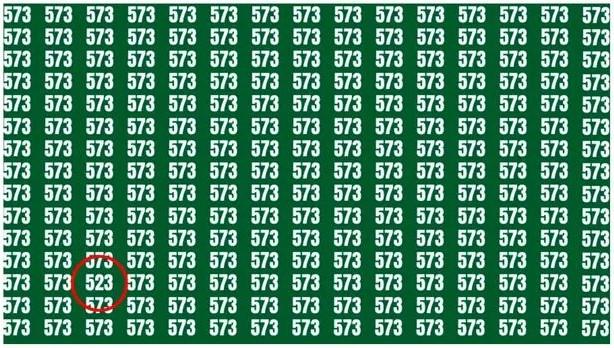 Het getal 523 staat linksonder in de hoek / Spiegelfoto