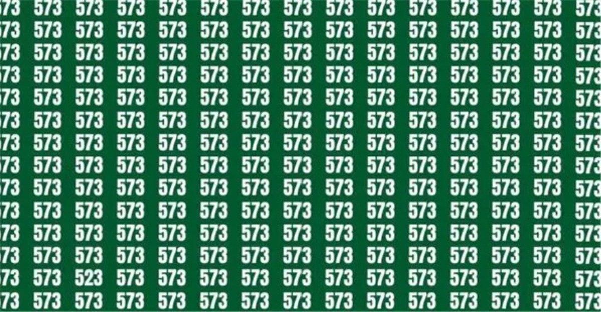 Vind het extra getal in de afbeelding / Spiegelfoto