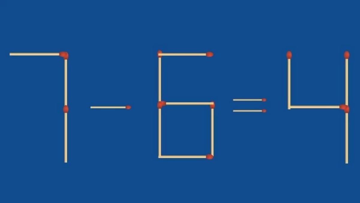 Los deze puzzel op door twee lucifers te verwijderen / foto door fresherslive