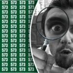 Alleen degenen met een perfect gezichtsvermogen kunnen het verborgen getal