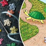 Alleen mensen met arendsogen kunnen een naald vinden in 12 seconden: een buitengewone optische illusie Alleen mensen met arendsogen kunnen een naald vinden in 12