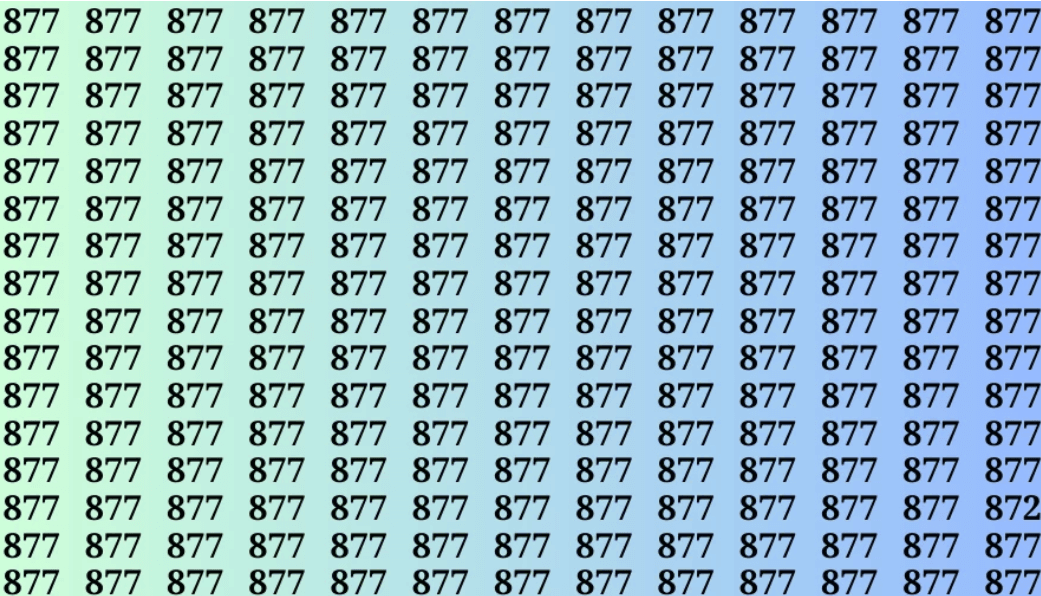 Vind het getal 872 in 15 seconden / foto door fresherslive.com