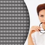 Een raadsel voor de oplettenden: je moet binnen 10 seconden het getal 56 tussen de 55 vinden. Een raadsel voor de oplettenden: je moet binnen 10 seconden