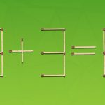 Je moet 2 lucifers verplaatsen om gelijkheid correct te maken: