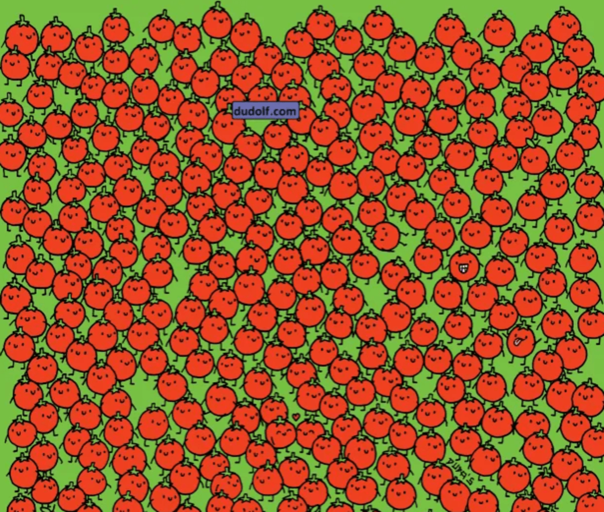 Probeer de appels zo snel mogelijk te vinden / foto thedudolf.blogspot.com