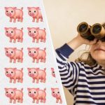 Verrassend moeilijke puzzel: je moet een vreemd biggetje vinden tussen